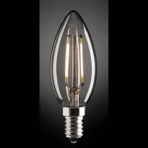 Fancy Energy Efficient LED Filament Globe Small Edison Screw (E14) 2W by Mercator, a LED Lighting for sale on Style Sourcebook