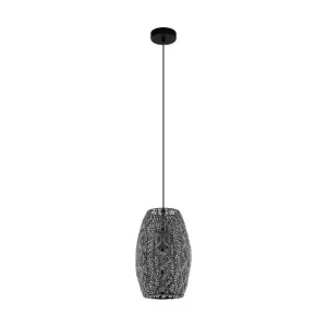 Eglo Riyadh Pendant Light Black and Black-Antique by Eglo, a Pendant Lighting for sale on Style Sourcebook