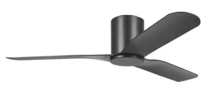 Eglo Iluka 52" ABS DC Hugger Ceiling Fan Black by Eglo, a Ceiling Fans for sale on Style Sourcebook