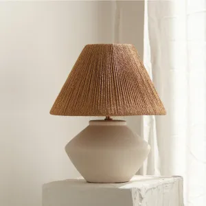 Paola & Joy Lucia Rope Ceramic Table Lamp (E27) Natural by Paola & Joy, a Table & Bedside Lamps for sale on Style Sourcebook