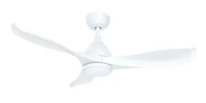 Martec Smart Scorpion 52" DC Ceiling Fan With 20W CCT LED Dimmable Light & Remote White by Martec, a Ceiling Fans for sale on Style Sourcebook