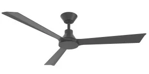 Martec Smart Riviera 52" DC 3 Bladed Ceiling Fan With Remote Matt Black by Martec, a Ceiling Fans for sale on Style Sourcebook