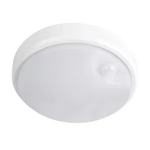 Martec Cove LED Tricolour Round Bunker Light IP54 15W with Sensor by Martec, a Lighting for sale on Style Sourcebook