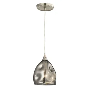 CLA Ordito Dimple Ellipse Pendant (E27) Black Chrome by Compact Lamps Australia, a Pendant Lighting for sale on Style Sourcebook