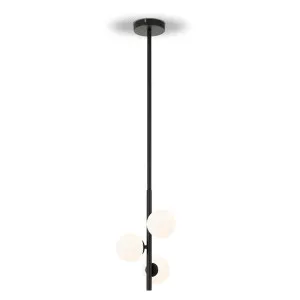 Telbix Moran Vertical Bar Pendant Light Black & Opal by Telbix, a Pendant Lighting for sale on Style Sourcebook