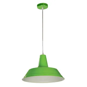 CLA Divo Angled Dome Pendant (E27) Green by Compact Lamps Australia, a Pendant Lighting for sale on Style Sourcebook