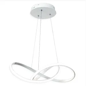 White Vencha Suko Modern LED Pendant Light Warm White by Vencha, a Pendant Lighting for sale on Style Sourcebook