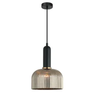 CLA Vintaj Ribbed Dome Pendant (E27) Chrome by Compact Lamps Australia, a Pendant Lighting for sale on Style Sourcebook