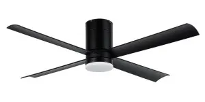 Martec Carrara 48" (1220mm) Smart DC Indoor/Outdoor Ceiling Fan with 16W CCT LED light and Remote Black by Martec, a Ceiling Fans for sale on Style Sourcebook