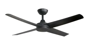 ThreeSixty Ambience 52" DC Ceiling Fan with 8W uplight and Remote Black by ThreeSixty, a Ceiling Fans for sale on Style Sourcebook