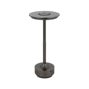 Telbix Zico Rechargeable LED Table Lamp Gunmetal by Telbix, a Table & Bedside Lamps for sale on Style Sourcebook