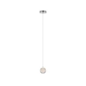 Telbix Segovia 1 Light LED Pendant Chrome by Telbix, a Pendant Lighting for sale on Style Sourcebook