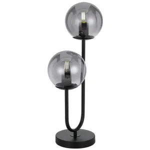 Telbix Eterna 2 Light Table Lamp (E27) Black by Telbix, a LED Lighting for sale on Style Sourcebook