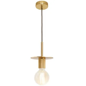 Cougar Inka 1 Light Open Pendant Gold by Cougar, a Pendant Lighting for sale on Style Sourcebook