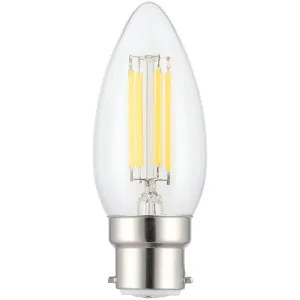 Eglo 4W B22 Dimmable LED Candle Clear Globe Warm White by Eglo, a LED Lighting for sale on Style Sourcebook