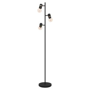 Eglo Lurone 3 Lights Floor Lamp Black by Eglo, a Floor Lamps for sale on Style Sourcebook