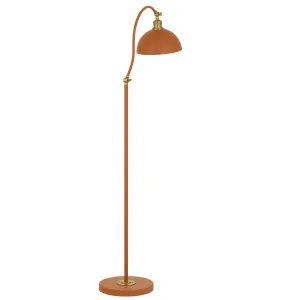 Telbix Brevik Floor Lamp Orange by Telbix, a Floor Lamps for sale on Style Sourcebook