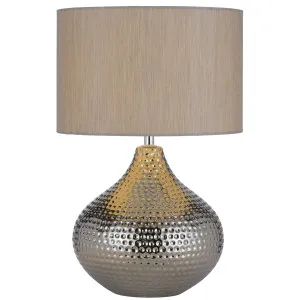 Telbix Hanoi Table Lamp Silver by Telbix, a Table & Bedside Lamps for sale on Style Sourcebook