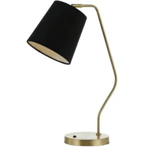 Telbix Jody Table Lamp Black by Telbix, a Table & Bedside Lamps for sale on Style Sourcebook