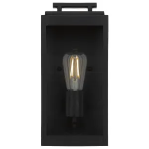 Telbix Truman 1 Light Wall Light Black by Telbix, a Outdoor Lighting for sale on Style Sourcebook