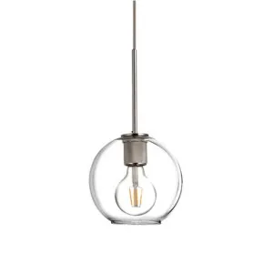 Vencha Pico Glass Pendant (E27) Nickel by Vencha, a Pendant Lighting for sale on Style Sourcebook