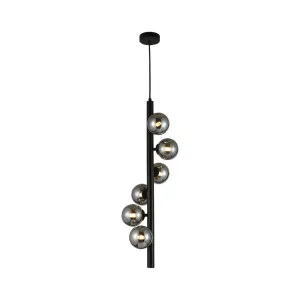 Black Vencha Midday Pendant Light (G9) 6 Light Drop by Vencha, a Pendant Lighting for sale on Style Sourcebook