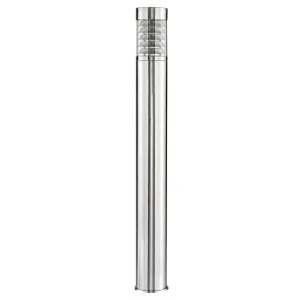 Portico Louvered Steel 240V Bollard Light 900mm by Brilliant, a Outdoor Lighting for sale on Style Sourcebook