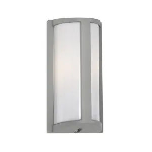 1 Light Cougar Regina Exterior Wall Light IP44 Silver by Cougar, a Outdoor Lighting for sale on Style Sourcebook