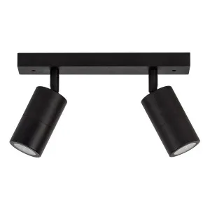 Matt Black Tivah LED GU10 Bar Light 2 Light Tri Colour by Havit, a Outdoor Lighting for sale on Style Sourcebook