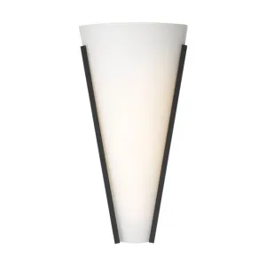 Telbix Saffi Opal 12W CCT LED Wall Light Black by Telbix, a LED Lighting for sale on Style Sourcebook