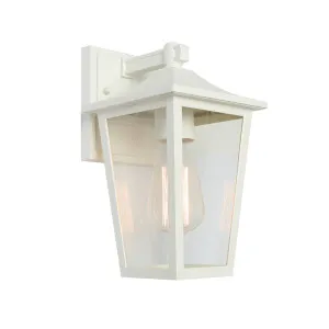 Cougar York Lantern Style E27 Exterior Wall Light IP43 White by Cougar, a Outdoor Lighting for sale on Style Sourcebook