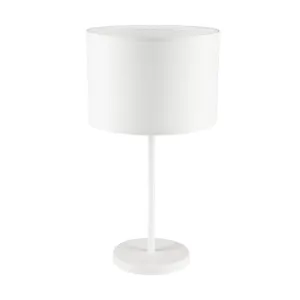 Eglo Maserlo 1 Table Lamp (E27) White by Eglo, a Table & Bedside Lamps for sale on Style Sourcebook