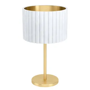 Eglo Tamaresco Table Lamp (E27) White by Eglo, a Table & Bedside Lamps for sale on Style Sourcebook