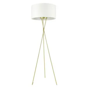 Eglo Fondachelli Floor Lamp (E27) Brass by Eglo, a Floor Lamps for sale on Style Sourcebook