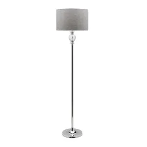 Cougar Beverly Floor Lamp Edison Screw (E27) Chrome and Dark Grey by Cougar, a Floor Lamps for sale on Style Sourcebook