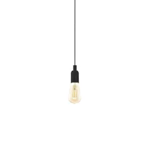 Eglo Adri 3 Steel Pendant Light Edison Screw (E27) Black by Eglo, a Pendant Lighting for sale on Style Sourcebook