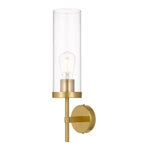 Garot Handcrafted Wall Lamp (E27) Gold & Clear Glass by Telbix, a Wall Lighting for sale on Style Sourcebook