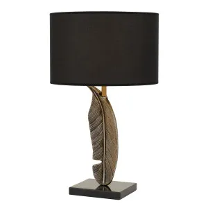 Telbix Cayo Table Lamp (E27) Black by Telbix, a Table & Bedside Lamps for sale on Style Sourcebook