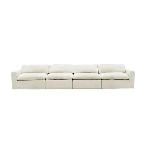 Cloud Deep Muse Flax Modular Sofa - 4 Piece by James Lane, a Sofas for sale on Style Sourcebook