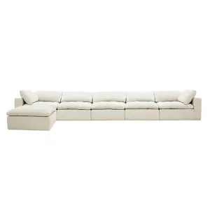 Cloud Deep Muse Flax Modular Sofa - 6 Piece by James Lane, a Sofas for sale on Style Sourcebook