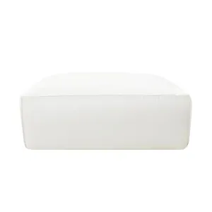 Riley Linen Pure White Modular Big Ottoman by James Lane, a Ottomans for sale on Style Sourcebook