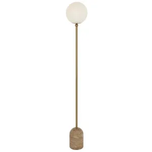 Telbix Gina E27 Floor Lamp Beige by Telbix, a Floor Lamps for sale on Style Sourcebook