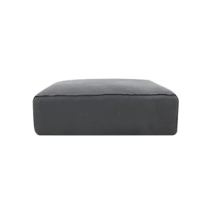 Riley Linen Charcoal Modular Big Ottoman by James Lane, a Ottomans for sale on Style Sourcebook