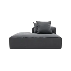 Riley Linen Charcoal Module Terminal Right by James Lane, a Sofas for sale on Style Sourcebook