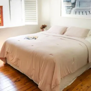 Morgan and Reid Perfect Pale Bamboo Ultra Cooling Comforter Set by null, a Quilts & Bedspreads for sale on Style Sourcebook