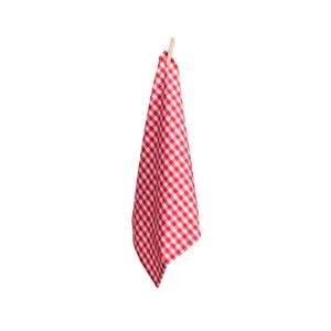 RANS Gingham Red Napkin by null, a Napkins for sale on Style Sourcebook