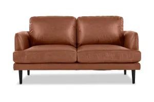 Alice Leather 2 Seat Sofa, Phoenix Saddle, by Lounge Lovers by Lounge Lovers, a Sofas for sale on Style Sourcebook