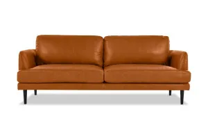 Alice Leather 3 Seat Sofa, Ranch Tan, by Lounge Lovers by Lounge Lovers, a Sofas for sale on Style Sourcebook