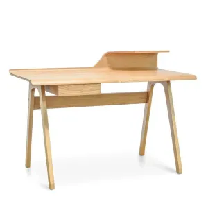 Ex Display - Ruban Wooden Home Office Desk - Natural by Interior Secrets - AfterPay Available by Interior Secrets, a Desks for sale on Style Sourcebook