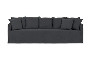 Bronte 4 Seat Sofa, Linen Navy, by Lounge Lovers by Lounge Lovers, a Sofas for sale on Style Sourcebook